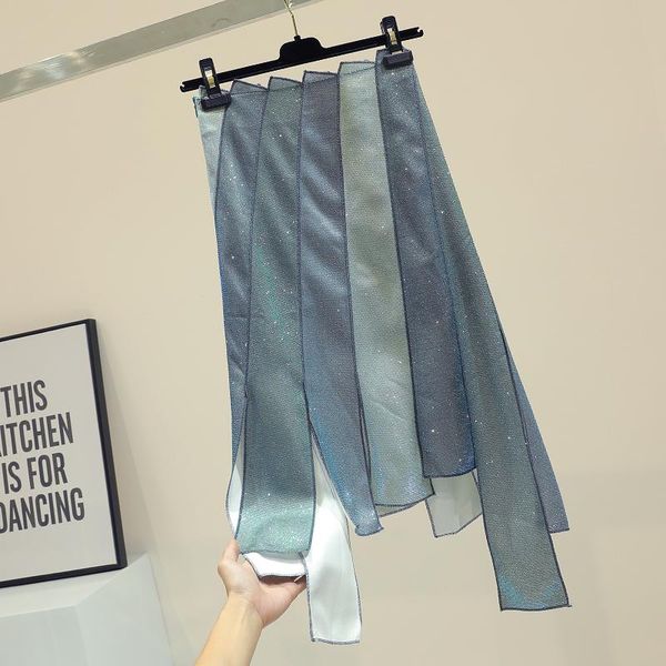 skirts irregular stitching skirt girl 2021 summer high waist bright silk striped ladies clothes, Black
skirts irregular stitching skirt girl 2021 summer high waist bright silk striped ladies clothes, Black