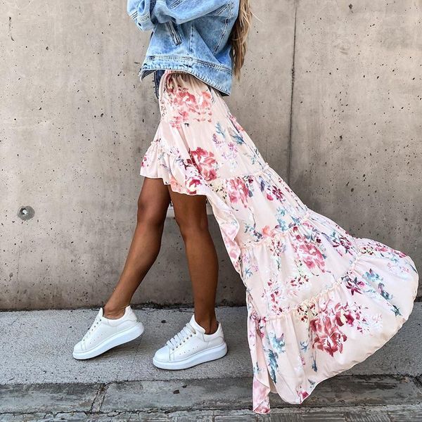 skirts asymmetrical bohemian women summer beach long skirt floral printed high waist ins casual fashion streetwear, Black
skirts asymmetrical bohemian women summer beach long skirt floral printed high waist ins casual fashion streetwear, Black