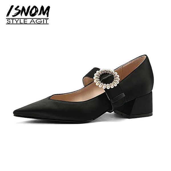 dress shoes isnom satin string bead mary jane pumps female chunky high heels pointed toe elegant spring ladies summer 2021, Black
dress shoes isnom satin string bead mary jane pumps female chunky high heels pointed toe elegant spring ladies summer 2021, Black