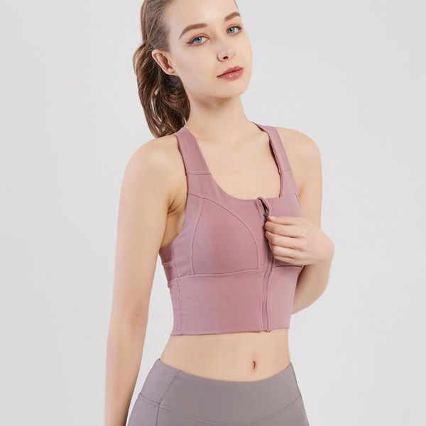 yoga outfit shockproof fitness bra running vest mid-strength absorption front zipper sports underwear women
yoga outfit shockproof fitness bra running vest mid-strength absorption front zipper sports underwear women
