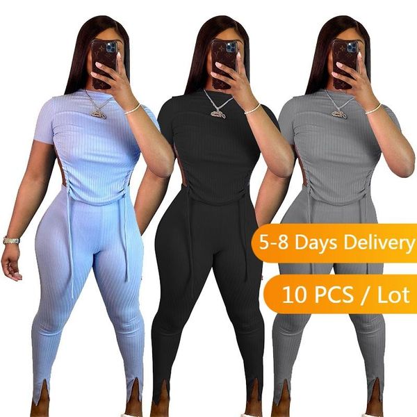 women's two piece pants wholesale items bodycon set women summer ribbed 2 sets womens outfits backless crop flare, White
women's two piece pants wholesale items bodycon set women summer ribbed 2 sets womens outfits backless crop flare, White