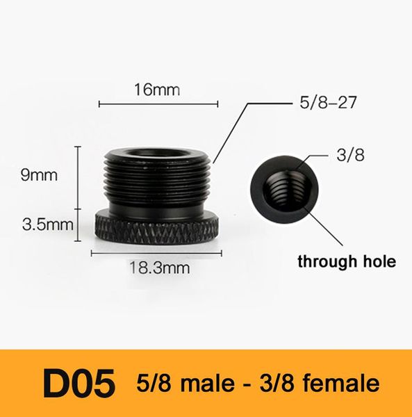5/8 to 3/8 screw adapter for microphone bracket,mic converter,laser level & rangefinder 5/8" tripod stand microphones
5/8 to 3/8 screw adapter for microphone bracket,mic converter,laser level & rangefinder 5/8" tripod stand microphones
