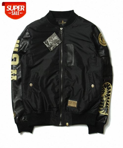 ss japanese brand black gold series ma1 air force male and female shark head jacket #us0c, White;black
ss japanese brand black gold series ma1 air force male and female shark head jacket #us0c, White;black