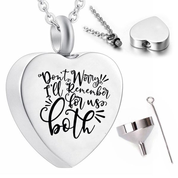 cremation jewelry pendant souvenir ladies and men's necklace ashes urn customizable logo, Silver
cremation jewelry pendant souvenir ladies and men's necklace ashes urn customizable logo, Silver