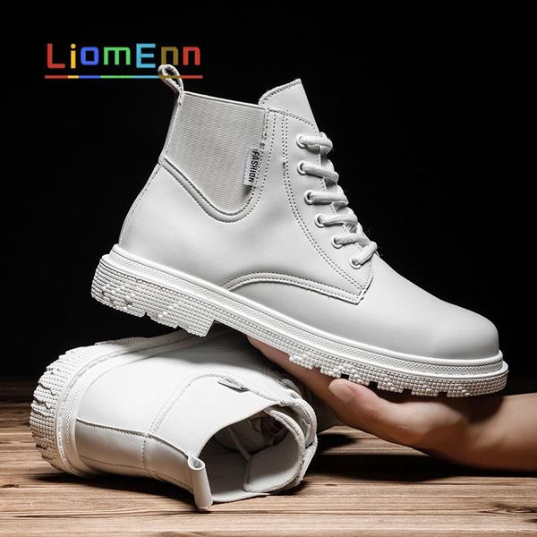 boots white ankle women flat platform 2021 fashion designer punk combat motorcycle men shoes plus size 35-46, Black
boots white ankle women flat platform 2021 fashion designer punk combat motorcycle men shoes plus size 35-46, Black