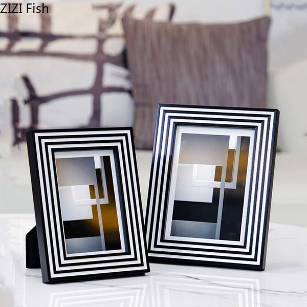 frames black and white stripes wooden po frame picture geometric abstraction rectangle storage table home decorations
frames black and white stripes wooden po frame picture geometric abstraction rectangle storage table home decorations