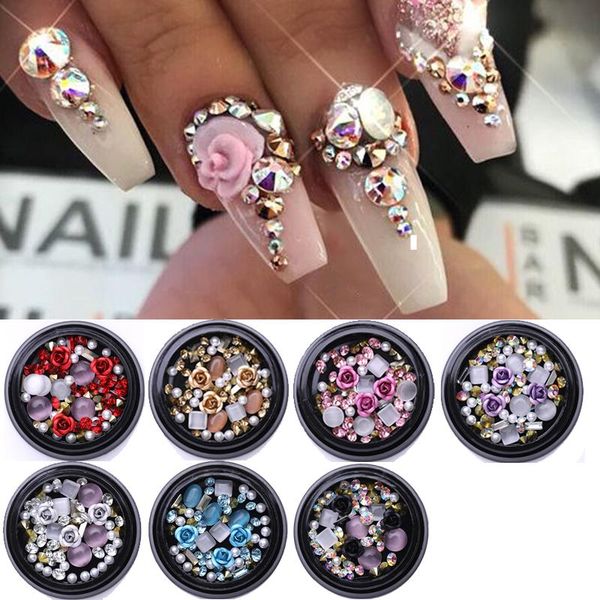 nail art decorations 1pcs set 3d rhinestones stones mixed colorful diy design decals with curved tweezer crystals, Silver;gold
nail art decorations 1pcs set 3d rhinestones stones mixed colorful diy design decals with curved tweezer crystals, Silver;gold