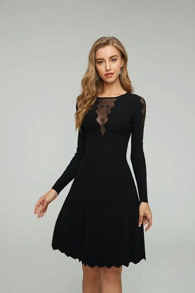 casual dresses 2021 arrival women black o-neck long sleeve bodycon celebrity evening party bandage dresse, Black;gray
casual dresses 2021 arrival women black o-neck long sleeve bodycon celebrity evening party bandage dresse, Black;gray
