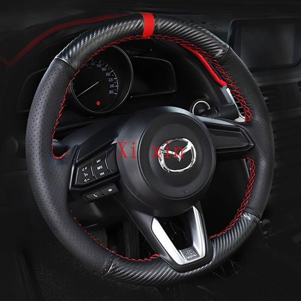 steering wheel covers for 3/6 cx-5 cx-4 14-18 diy custom leather carbon fiber hand-sewn car cover modified grip
steering wheel covers for 3/6 cx-5 cx-4 14-18 diy custom leather carbon fiber hand-sewn car cover modified grip
