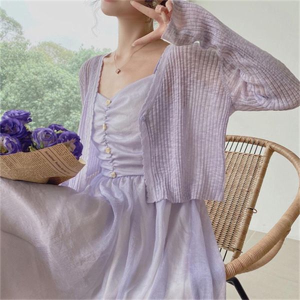 women's knits & tees 2021 summer short knitted cardigans women sunscreen outerwear cardigan woman's sweet slim thin jacket multipl, White
women's knits & tees 2021 summer short knitted cardigans women sunscreen outerwear cardigan woman's sweet slim thin jacket multipl, White