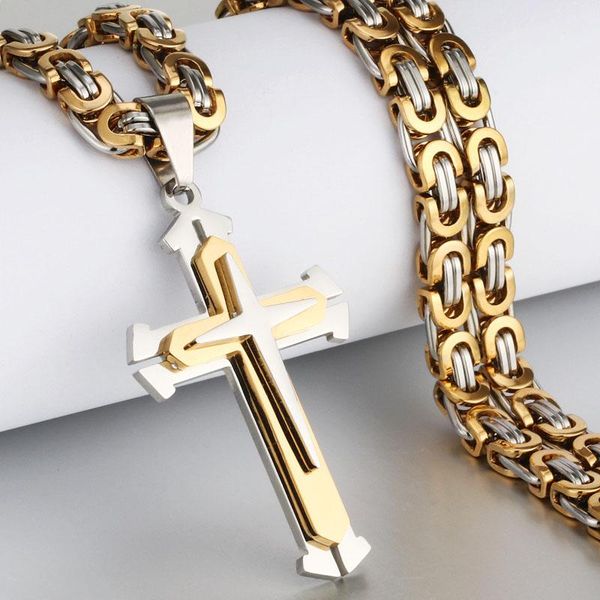 pendant necklaces trendy punk rock knight cross pendants necklace for men stainless steel chain male jewelry gift, Silver
pendant necklaces trendy punk rock knight cross pendants necklace for men stainless steel chain male jewelry gift, Silver