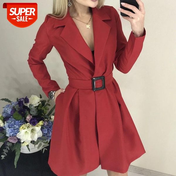 2020 elegant fashion solid color dress long sleeve tailored collar temperament fitting with belt for office ladies wear #nk5q, White;black
2020 elegant fashion solid color dress long sleeve tailored collar temperament fitting with belt for office ladies wear #nk5q, White;black