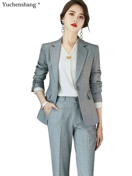 women's suits & blazers hiqh quality fashion pant for work business women office lady one button plaid jackets pants slim fit 2 piece s, White;black
women's suits & blazers hiqh quality fashion pant for work business women office lady one button plaid jackets pants slim fit 2 piece s, White;black