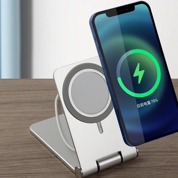 magnetic phone holder wireless charging stand foldable aluminum alloy for 12 mobile base lazy deskcell mounts & holders
magnetic phone holder wireless charging stand foldable aluminum alloy for 12 mobile base lazy deskcell mounts & holders