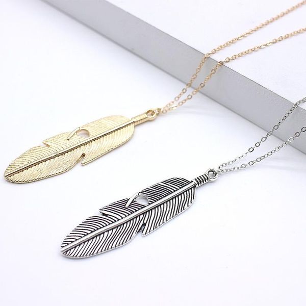 chains fashion feather necklaces for women long sweater chain jewelry gifts leaf pendants chocker necklace, Silver
chains fashion feather necklaces for women long sweater chain jewelry gifts leaf pendants chocker necklace, Silver