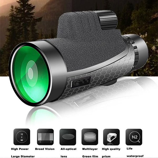 telescope & binoculars 12x50 professional monocular hd long range mc bak4 multilayer green film portable night-vision for hunting
telescope & binoculars 12x50 professional monocular hd long range mc bak4 multilayer green film portable night-vision for hunting