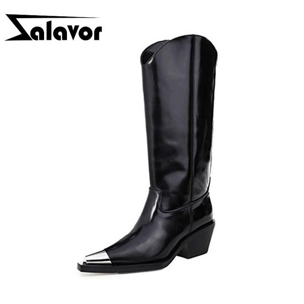 boots zalavor size 34-43 woman knee high real leather pointed toe winter fashion cool long footwear, Black
boots zalavor size 34-43 woman knee high real leather pointed toe winter fashion cool long footwear, Black