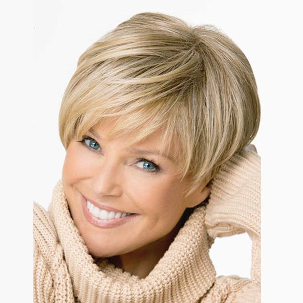 fashion women's wig gradient mixed color short oblique bangs partial straight hair, Black
fashion women's wig gradient mixed color short oblique bangs partial straight hair, Black