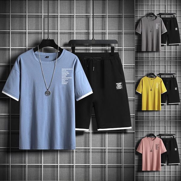 summer two pieces t men tracksuit shirts shorts set cotton casual breathable sportswear sports suit round neck male running 5xl, Gray
summer two pieces t men tracksuit shirts shorts set cotton casual breathable sportswear sports suit round neck male running 5xl, Gray