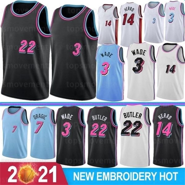09dwyane 3 wade mens basketball jerseys jimmy 22 butler tyler 14 herro ado goran robinson 7 dragic 2021 new jerseys s, Black
09dwyane 3 wade mens basketball jerseys jimmy 22 butler tyler 14 herro ado goran robinson 7 dragic 2021 new jerseys s, Black