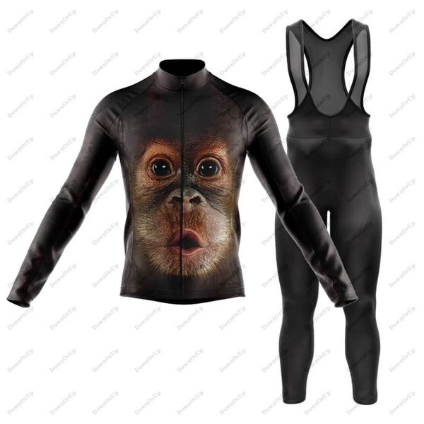 racing sets monkey face men's long sleeve cycling jersey set mtb hombre bicycle wear 9dgel bib pants bike suit, Black;blue
racing sets monkey face men's long sleeve cycling jersey set mtb hombre bicycle wear 9dgel bib pants bike suit, Black;blue