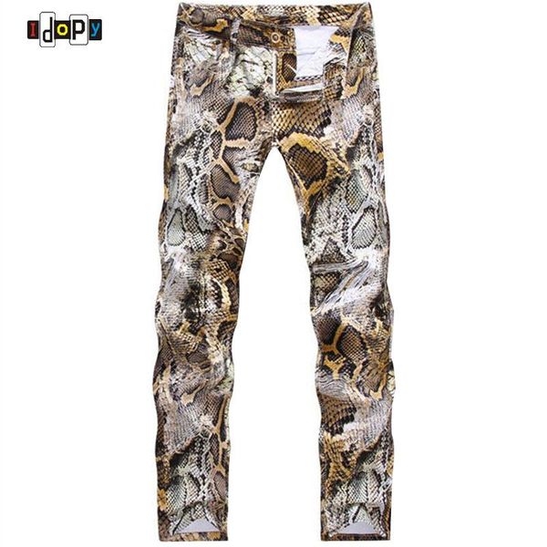 men's jeans 2021 mens snakeskin printed slim fit skinny night club dj trousers pants slacks for male plus size, Blue
men's jeans 2021 mens snakeskin printed slim fit skinny night club dj trousers pants slacks for male plus size, Blue