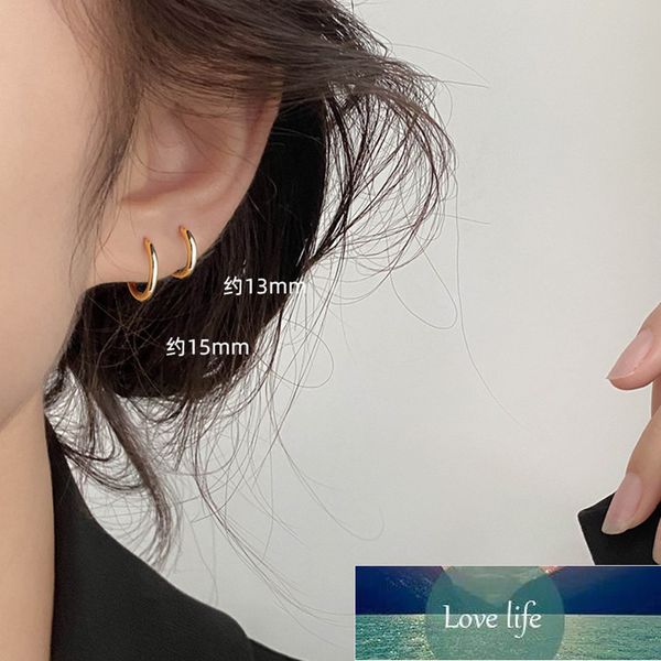 popular 925 sterling silver 1 pair of minimalist huggie ring ear studs women's simple style golden small round earrings eh002 factory p, Golden;silver
popular 925 sterling silver 1 pair of minimalist huggie ring ear studs women's simple style golden small round earrings eh002 factory p, Golden;silver
