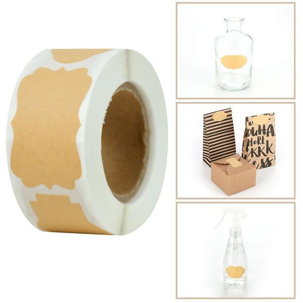 gift wrap 300pcs kraft stickers roll blank paper labels for diy kitchen jar glass bottle office classification stationery sticker
gift wrap 300pcs kraft stickers roll blank paper labels for diy kitchen jar glass bottle office classification stationery sticker