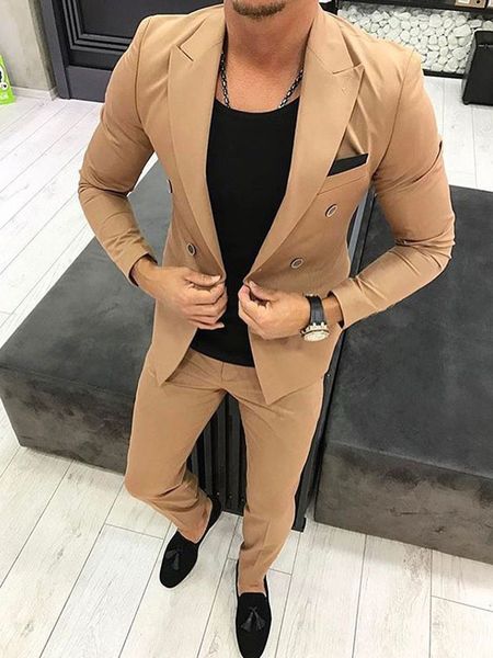 men's suits & blazers anniebritney khaki 2 piece slim fit formal tailor made groom wedding tuxedo 2 prom business set dibj, White;black
men's suits & blazers anniebritney khaki 2 piece slim fit formal tailor made groom wedding tuxedo 2 prom business set dibj, White;black