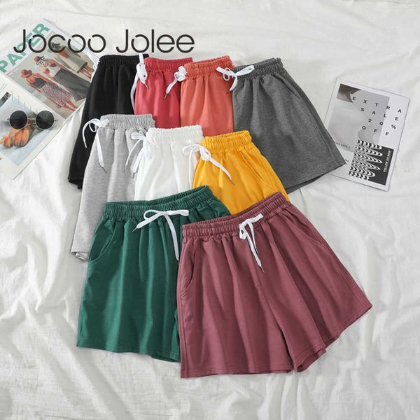jocoo jolee women casual loose shorts women elastics waist lace up solid color track shorts soft cool girl's sport shorts 210619, White;black
jocoo jolee women casual loose shorts women elastics waist lace up solid color track shorts soft cool girl's sport shorts 210619, White;black