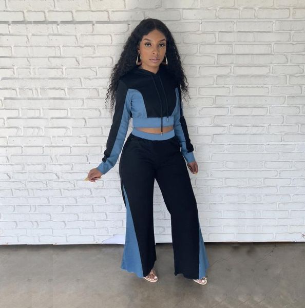 women's two piece pants 2-piece set casual autumn style 2021 collage zipper hood wide-leg suit temperament street, White
women's two piece pants 2-piece set casual autumn style 2021 collage zipper hood wide-leg suit temperament street, White