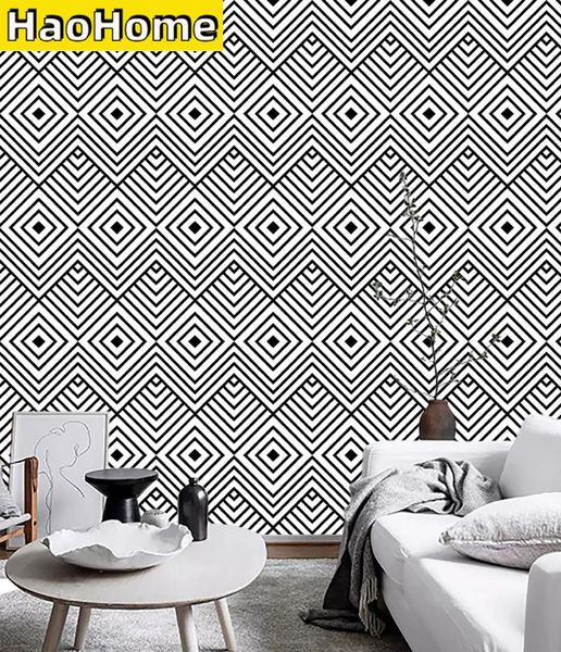 wallpapers removable rhombus herringbone self adhesive wallpaper black/white geometric peel and stick roll for wall decor
wallpapers removable rhombus herringbone self adhesive wallpaper black/white geometric peel and stick roll for wall decor