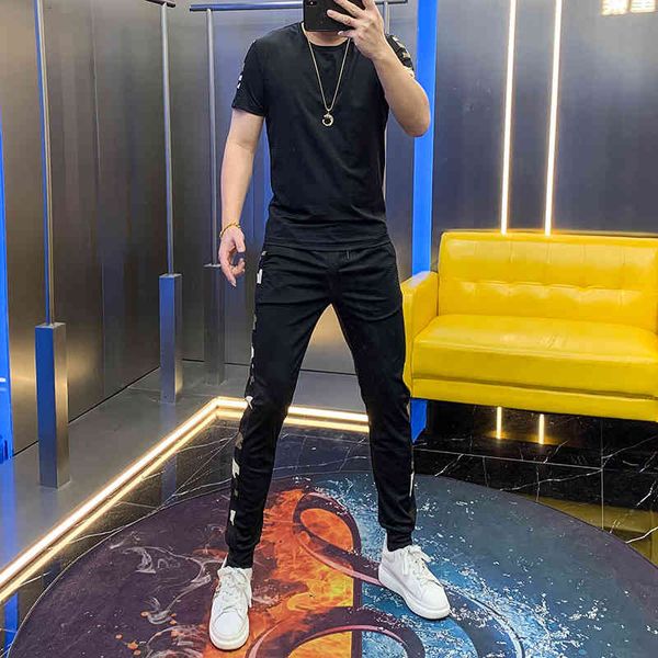 hoodies black suit is fried men will see fine fashion around neck short hollow to the outside two pi
hoodies black suit is fried men will see fine fashion around neck short hollow to the outside two pi