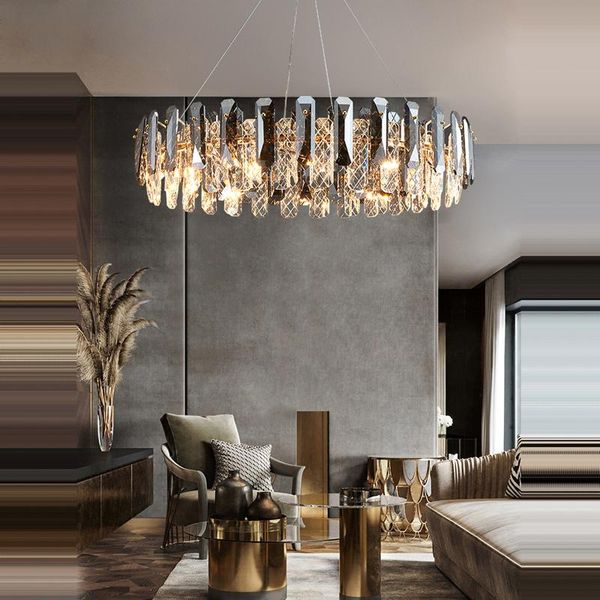 chandeliers postmodern smoky gray crystal chandelier round led lighting luster living room corridor light
chandeliers postmodern smoky gray crystal chandelier round led lighting luster living room corridor light