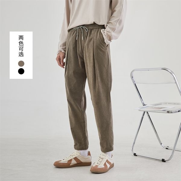 yizhi menswear 2021 autumn new urban simple drawstring casual pants men's solid straight corduroy, White;black
yizhi menswear 2021 autumn new urban simple drawstring casual pants men's solid straight corduroy, White;black