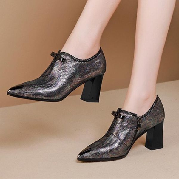 dress shoes 2021 spring quality sheepskin high heels women pumps side zipper rome woman female elegant party office, Black
dress shoes 2021 spring quality sheepskin high heels women pumps side zipper rome woman female elegant party office, Black