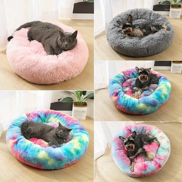 cat beds & furniture long plush super soft pet bed kennel dog round winter warm sleeping bag puppy cushion mat portable supplies 50/60cm1
cat beds & furniture long plush super soft pet bed kennel dog round winter warm sleeping bag puppy cushion mat portable supplies 50/60cm1