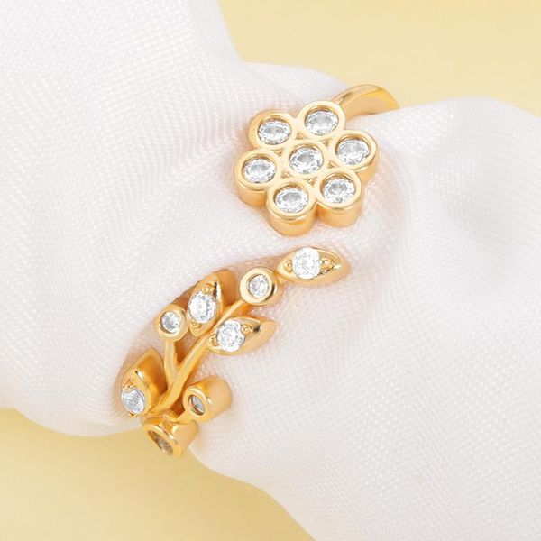 wedding rings simple zircon flower branch leaf crystal open adjustable finger bijoux jewellry gift 2021, Slivery;golden
wedding rings simple zircon flower branch leaf crystal open adjustable finger bijoux jewellry gift 2021, Slivery;golden