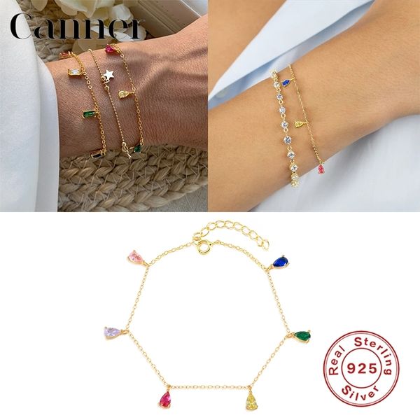 canner 2021 trend 925 sterling silver colorful summer bracelets for women charm jewelry mother gift bijoux pulsera w5, Golden;silver
canner 2021 trend 925 sterling silver colorful summer bracelets for women charm jewelry mother gift bijoux pulsera w5, Golden;silver