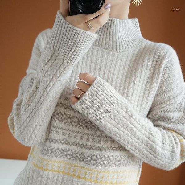 vintage pullover short sweater women knitted wool jumper striped winter warm stylish female long sleeve turtleneck sweaters women's, White;black
vintage pullover short sweater women knitted wool jumper striped winter warm stylish female long sleeve turtleneck sweaters women's, White;black