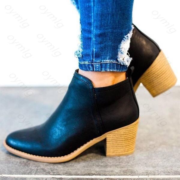 boots 2021 casual style women ankle autumn winter high thick heel cool basic leather shoes a897, Black
boots 2021 casual style women ankle autumn winter high thick heel cool basic leather shoes a897, Black