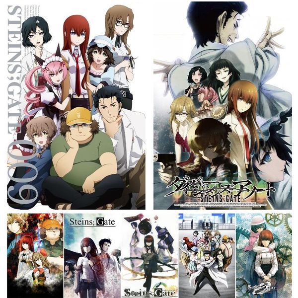 paintings anime character japanese steins;gate animation poster high-gloss paper print collection wall sticker
paintings anime character japanese steins;gate animation poster high-gloss paper print collection wall sticker