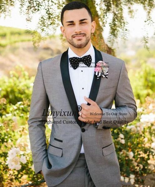 men's suits & blazers classic designe grey men wedding tuxedos black lapel groom jacket blazer business dinner/darty suit, White;black
men's suits & blazers classic designe grey men wedding tuxedos black lapel groom jacket blazer business dinner/darty suit, White;black