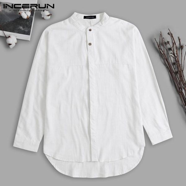 men's shirt cotton stand collar 3/4 sleeve button solid color casual blouse harajuku leisure camisas vintage s-5xl shirts, White;black
men's shirt cotton stand collar 3/4 sleeve button solid color casual blouse harajuku leisure camisas vintage s-5xl shirts, White;black