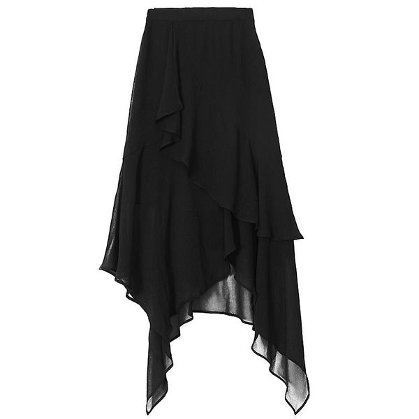skirts lanmrem 2021 chiffon irreugular black skirt female flounces design high waist korean vintage women's bottoms summer yj565
skirts lanmrem 2021 chiffon irreugular black skirt female flounces design high waist korean vintage women's bottoms summer yj565