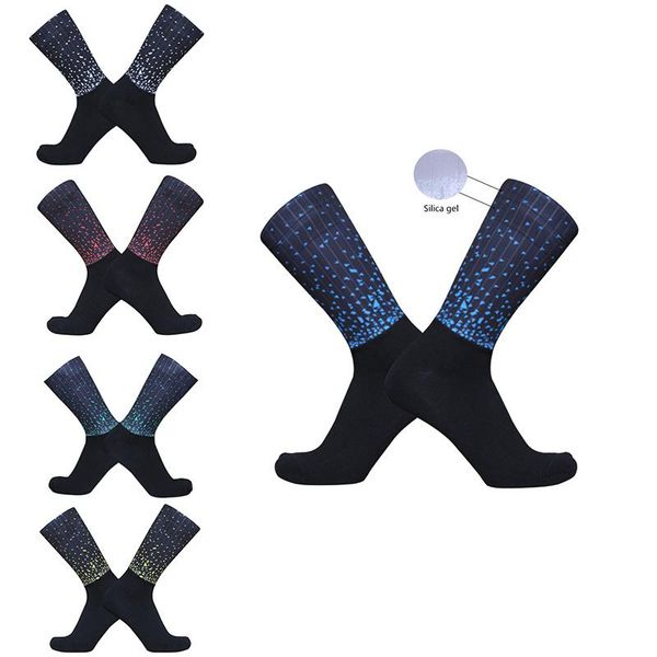 gradient spot bike anti slip silica gel seamless cycling socks men integral moulding high-tech road calcetines ciclismo sports, Black
gradient spot bike anti slip silica gel seamless cycling socks men integral moulding high-tech road calcetines ciclismo sports, Black