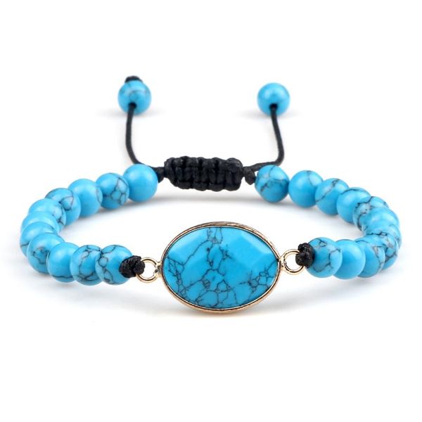 beaded, strands trendy women natural stone beaded bracelet handmade blue turquoises adjustable rope braided charm reiki healing jewelry, Black
beaded, strands trendy women natural stone beaded bracelet handmade blue turquoises adjustable rope braided charm reiki healing jewelry, Black