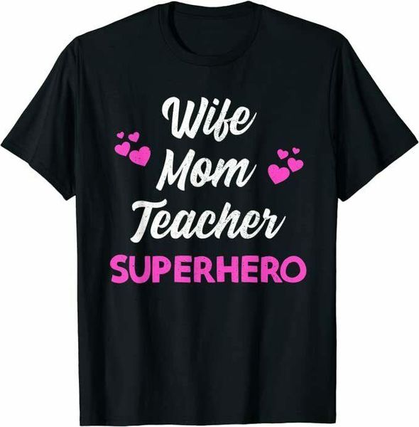 funny mothers day wife mom teacher superhero tee mommy t-shirt size s-5xl, White;black
funny mothers day wife mom teacher superhero tee mommy t-shirt size s-5xl, White;black