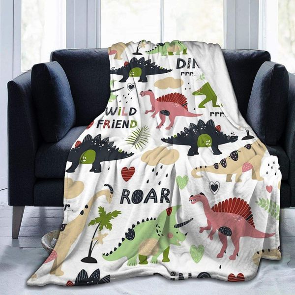 Vintage Cute Dinosaurs Flannel Fleece Throw Blanket Living Room/Bedroom/Sofa Couch Warm Soft Bed Blanket for Kids Adults All
Vintage Cute Dinosaurs Flannel Fleece Throw Blanket Living Room/Bedroom/Sofa Couch Warm Soft Bed Blanket for Kids Adults All
