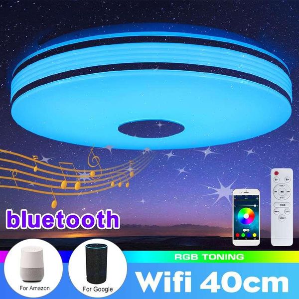 ceiling lights 36w/72w wifi app intelligent control lamp home bedroom dimming modern rgb led smart light bluetooth music
ceiling lights 36w/72w wifi app intelligent control lamp home bedroom dimming modern rgb led smart light bluetooth music